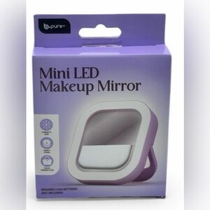 B PURE Mini LED Makeup Mirror PURPLE